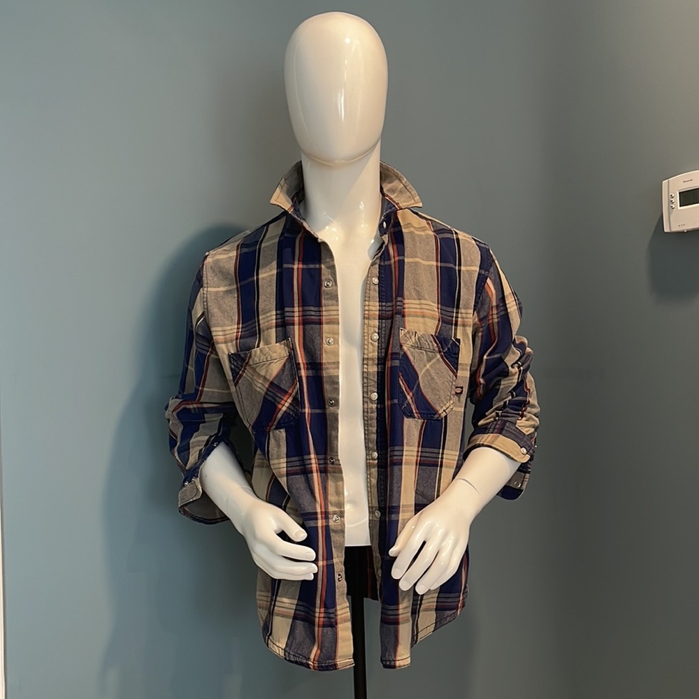 DICKIES - Long Sleeves Button Down Shirt -XL